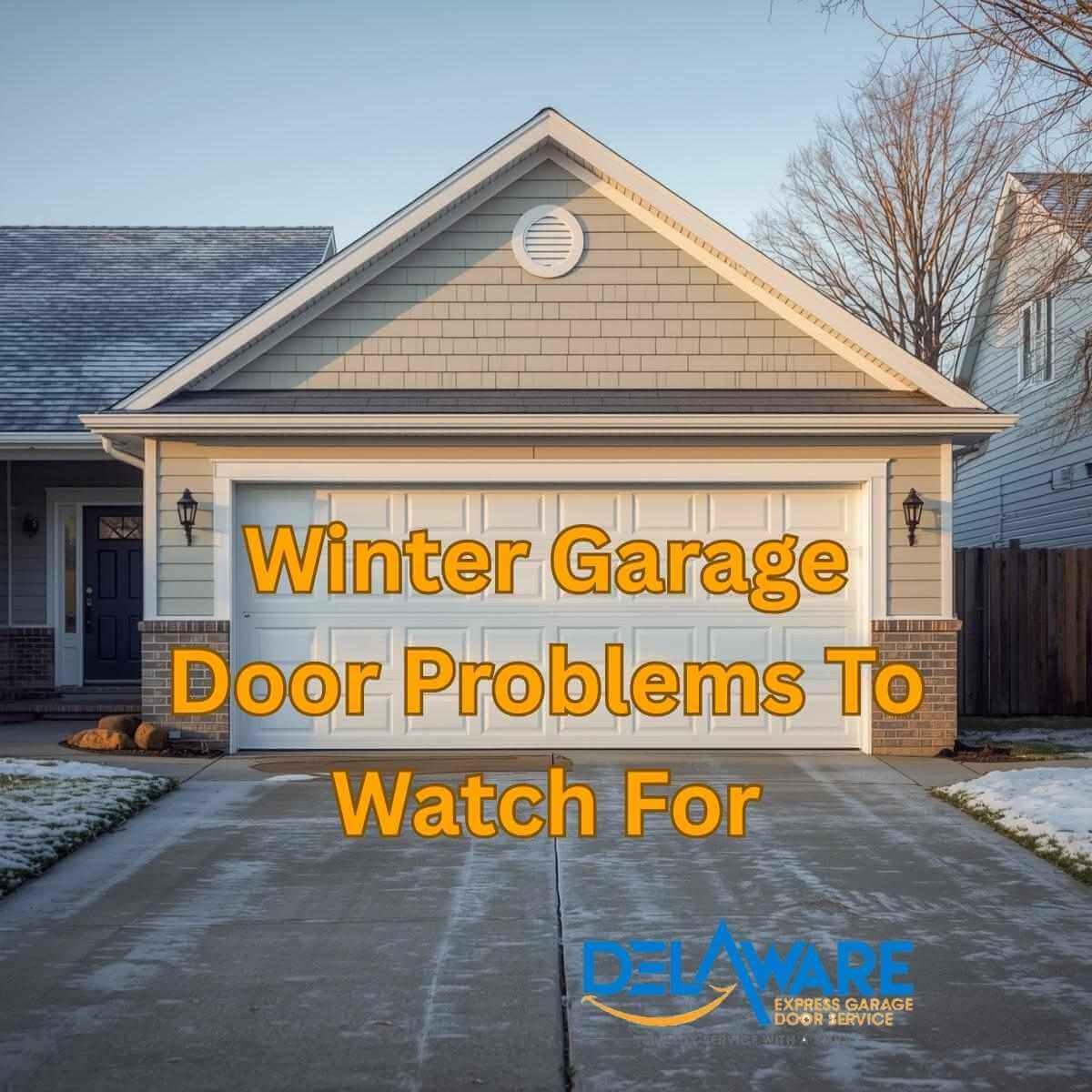 Winter Garage Door Problems Wilmington De 1
